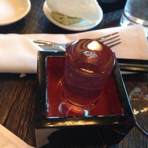Traditional Sake at Eight Sushi.