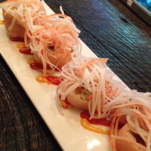 The Pink Roll from Eight Sushi.