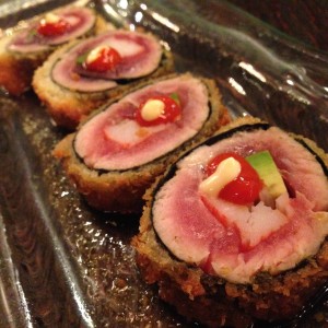 Panko Tuna Roll served at Eight Sushi & Asian Kitchen in the NC Music Factory.