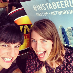 Corri & Amy of #InstaBeerUpCLT