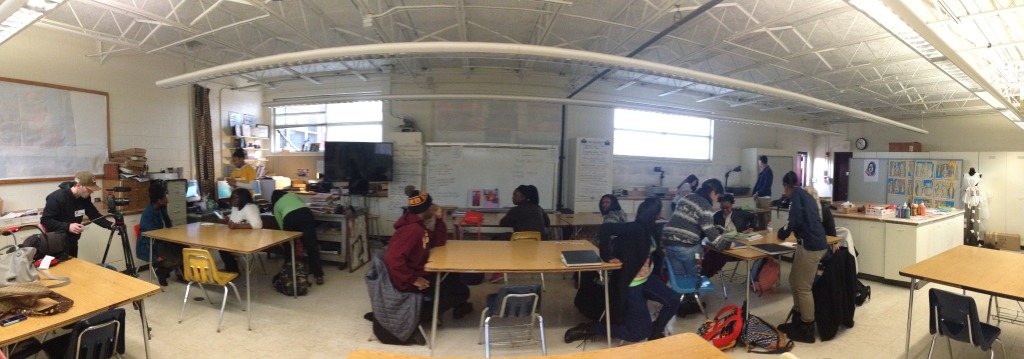 West Charlotte High School IB art class via #thesavageway blog.