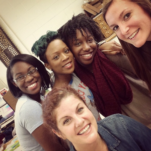 #thesavageway team with some of the WCHS IB art students