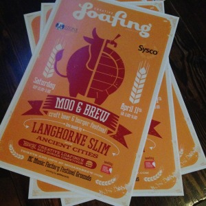 Moo & Brew Festival coming April 11, 2015 to the NC Music Factory. 