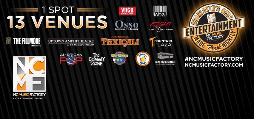 NC Music Factory Facebook Cover Photo for the Made Fresh Nightly Campaign.