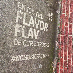 Creative Clean Graffiti for the NC Music Factory.