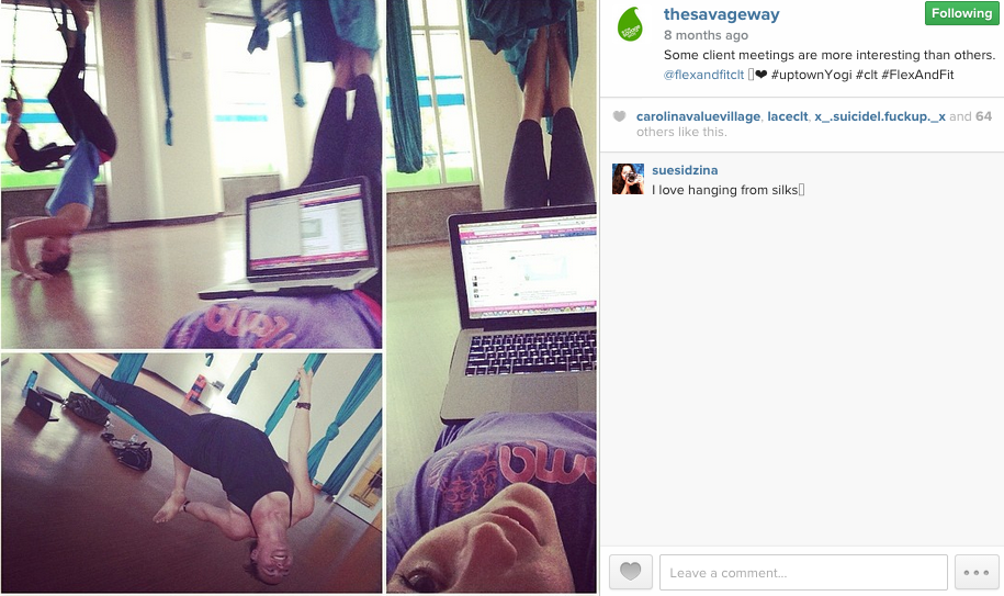 #thesavageway hanging out at Flex + FIt in 2014 (now AIR).