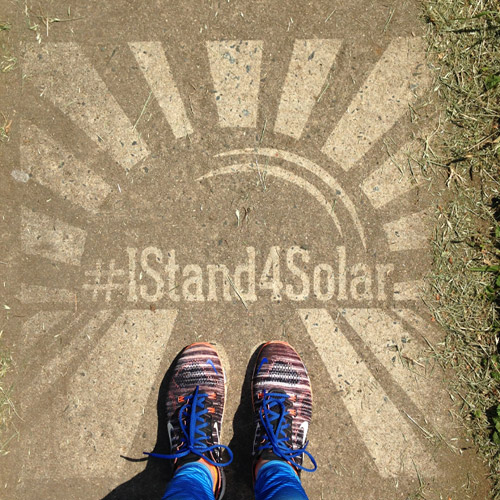 Working with Greenpeace on #IStand4Solar