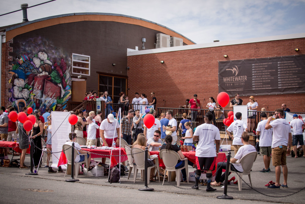 The 2014 crowd gathered at NoDa Brewing Company (photo credit: Ally Frazier) - #thesavageway