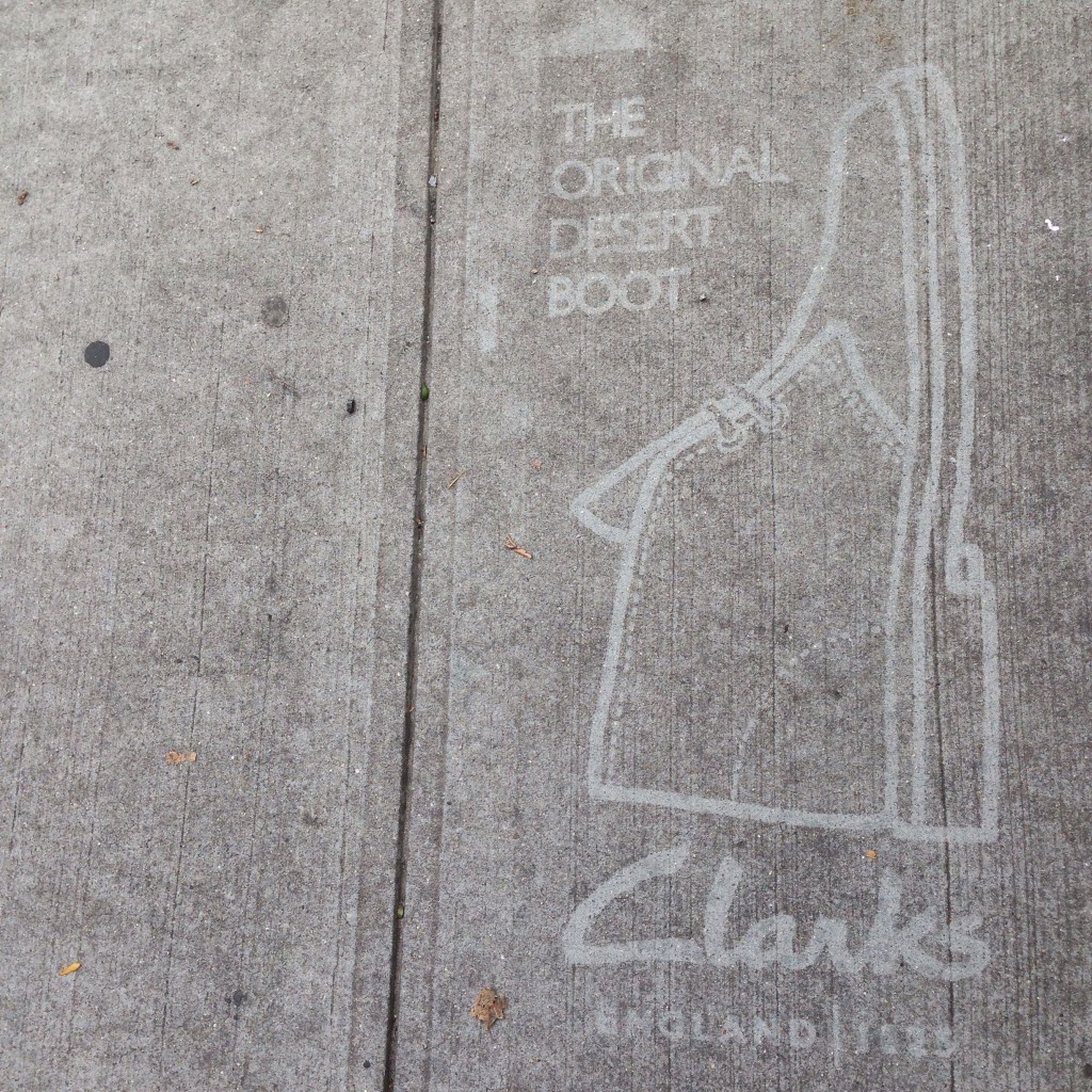 Clarks USA Clean Graffiti in New York City by #thesavageway.