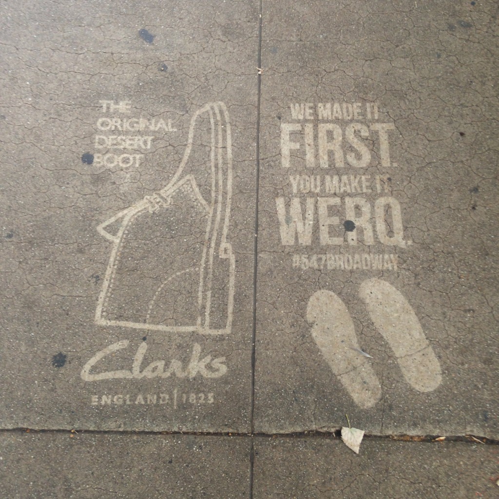 Clarks USA Clean Graffiti in NYC - #thesavageway.