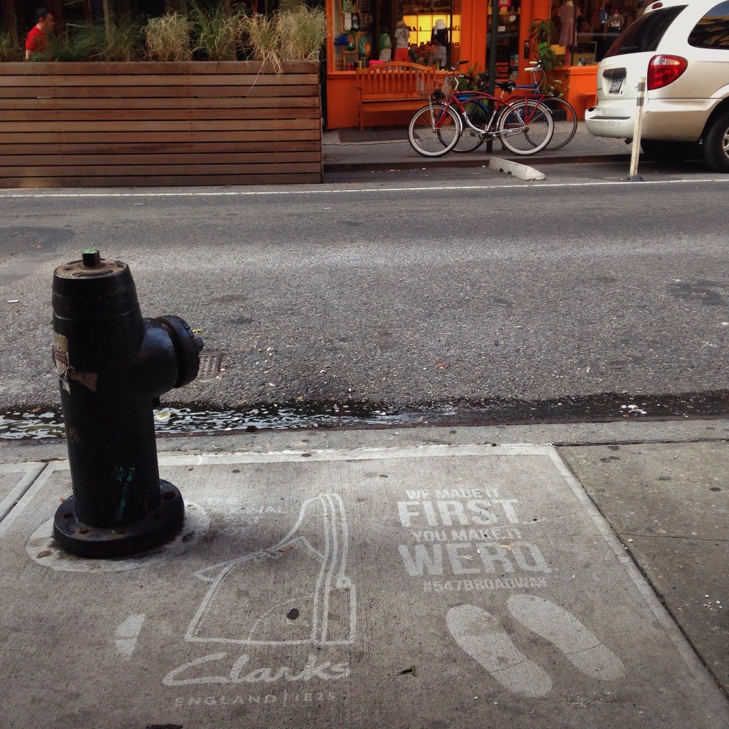 #thesavageway Clean Graffiti for Clarks USA on the Lower East Side in NYC.