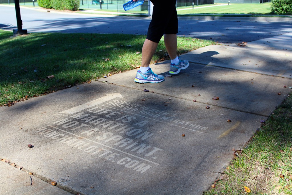 Clean Graffiti by #thesavageway for Novant Health's Thunder Road Marathon #RunCharlotte