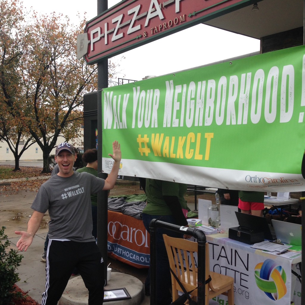 OrthoCarolina's Blair Primis supporting #WalkCLT. #thesavageway