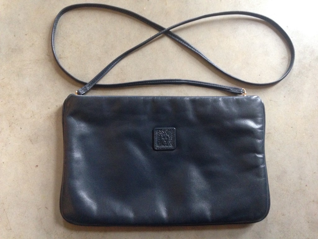 Nice leather purse from Value Village. #thesavageway