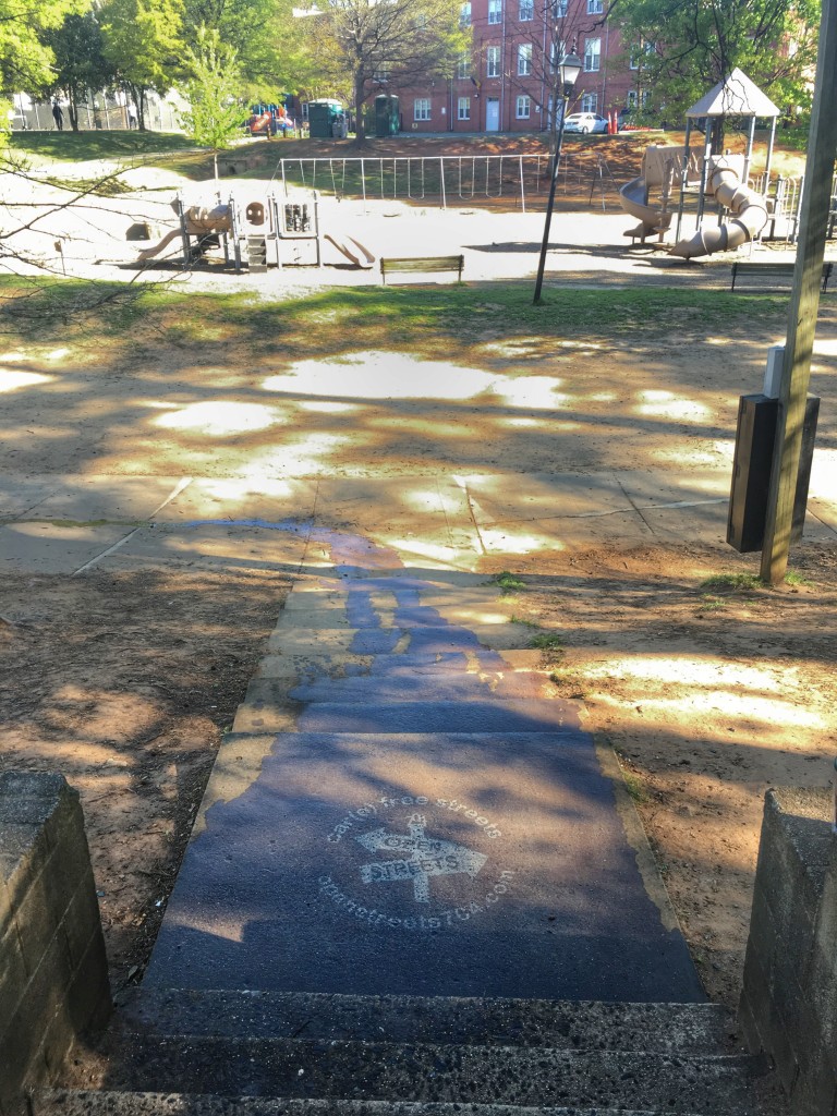 Check out this Clean Graffiti for Open Streets 704 in Independence Park. - #thesavageway