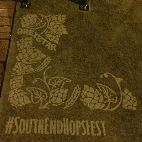 #SouthEndHopsFest Uses Clean Graffiti
