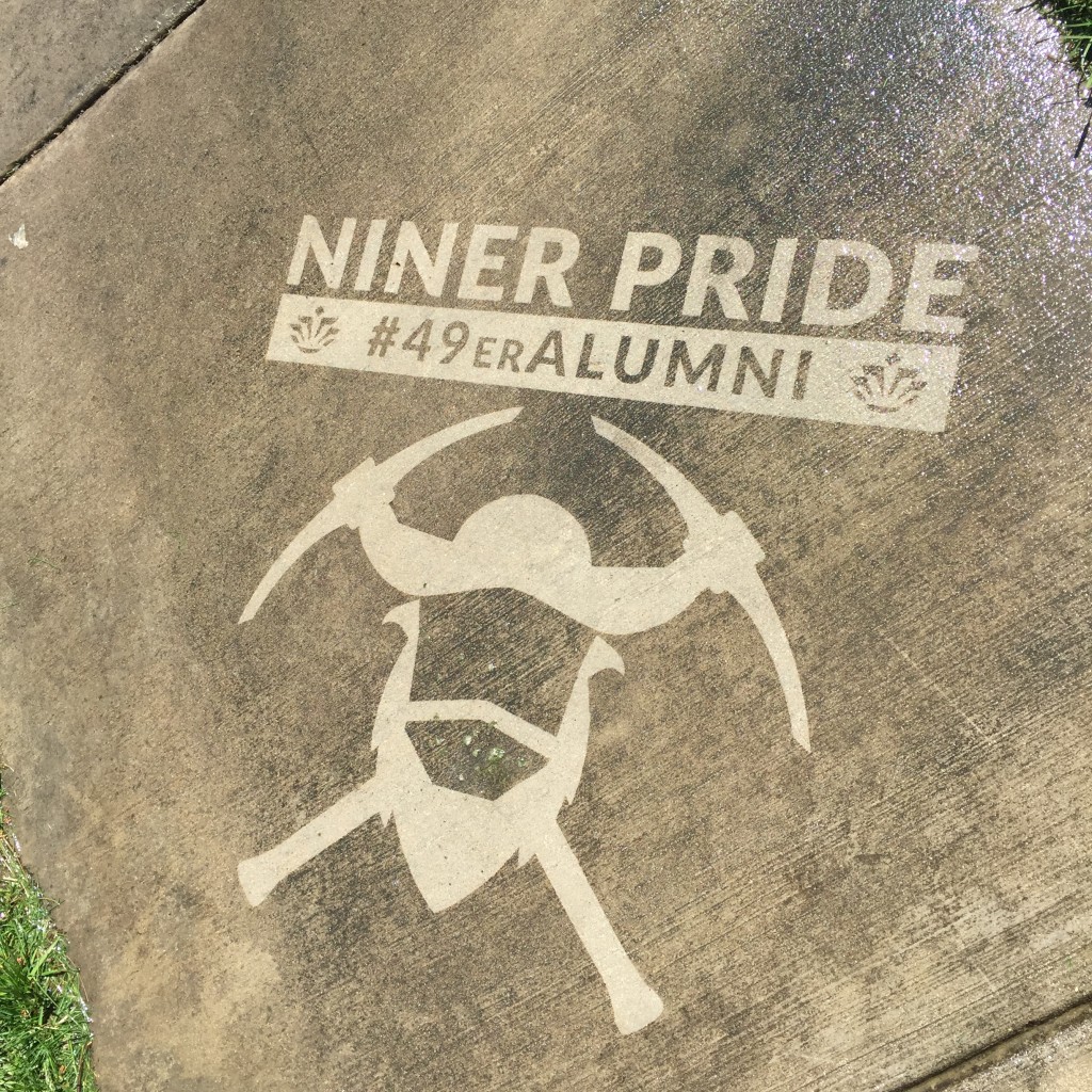 Clean Graffiti by #thesavageway for UNC Charlotte Alumni Association. #49erAlumni