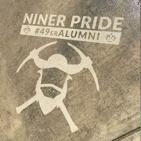Showcasing #49erAlumni Pride with Clean Graffiti