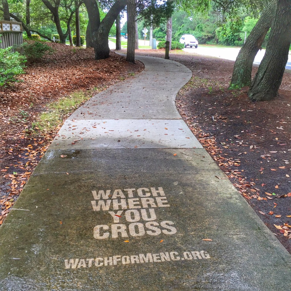 Watch Where You Cross Clean Graffiti in Wilmington, NC. #thesavageway