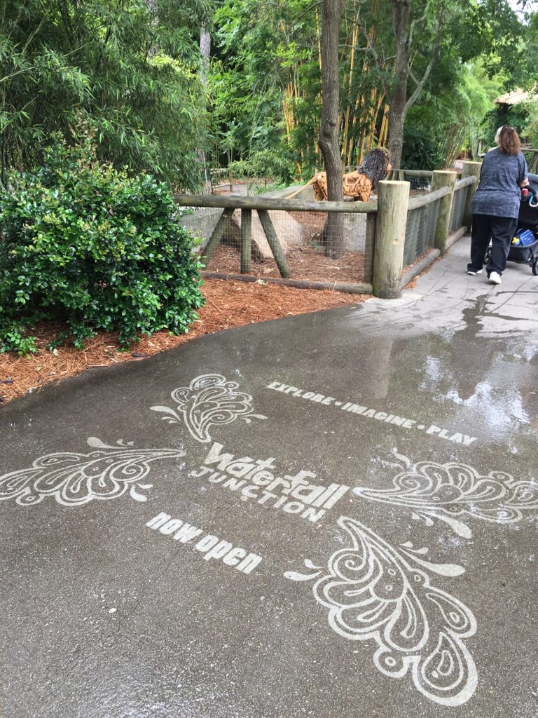Clean Graffiti for Waterfall Junction at Riverbanks Zoo & Garden in Columbia, SC. #thesavageway