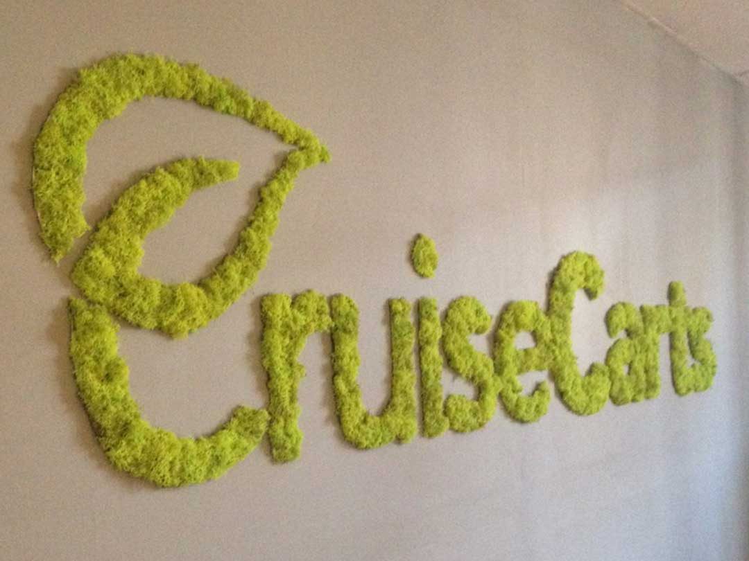 Cruise Carts moss art