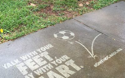 Clean Graffiti for OrthoCarolina Soccer