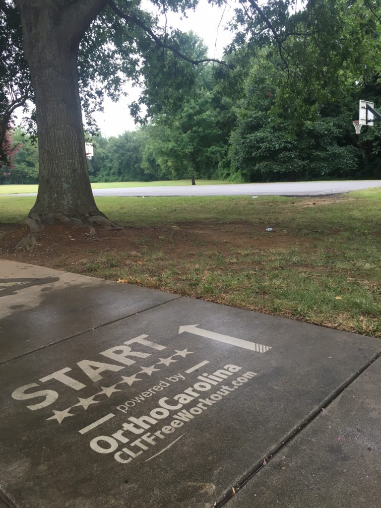 The starting location of the #CLTFreeWorkout in the Wilmore neighborhood of Charlotte. #thesavageway