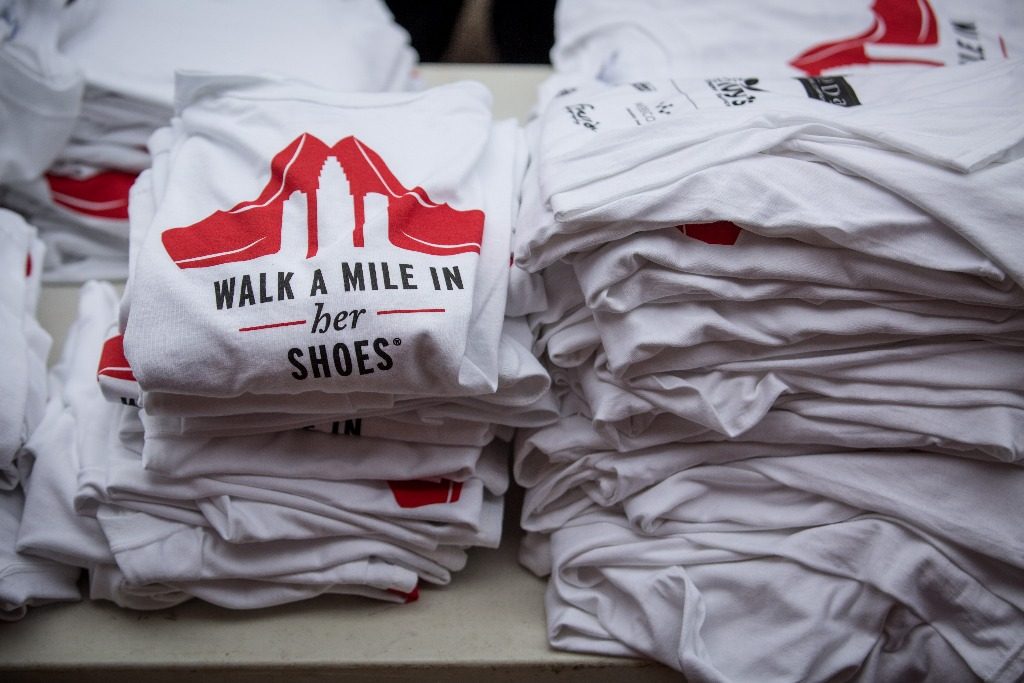 Walk A Mile In Her Shoes benefits Safe Alliance. #thesavageway