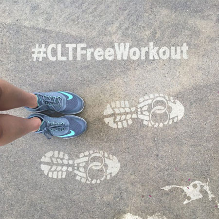 #CLTFreeWorkout Hits Charlotte Sidewalks