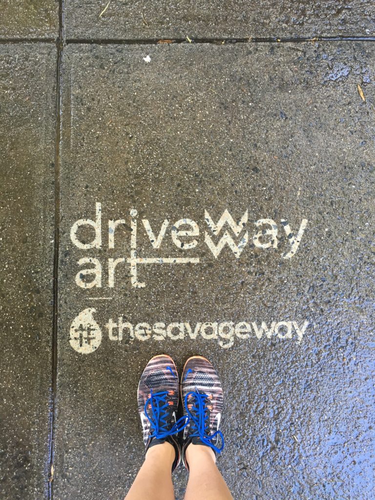 driveway art is an extension of #CleanGraffiti and we are honored to be part of the Dilworth Home Tour. #thesavageway