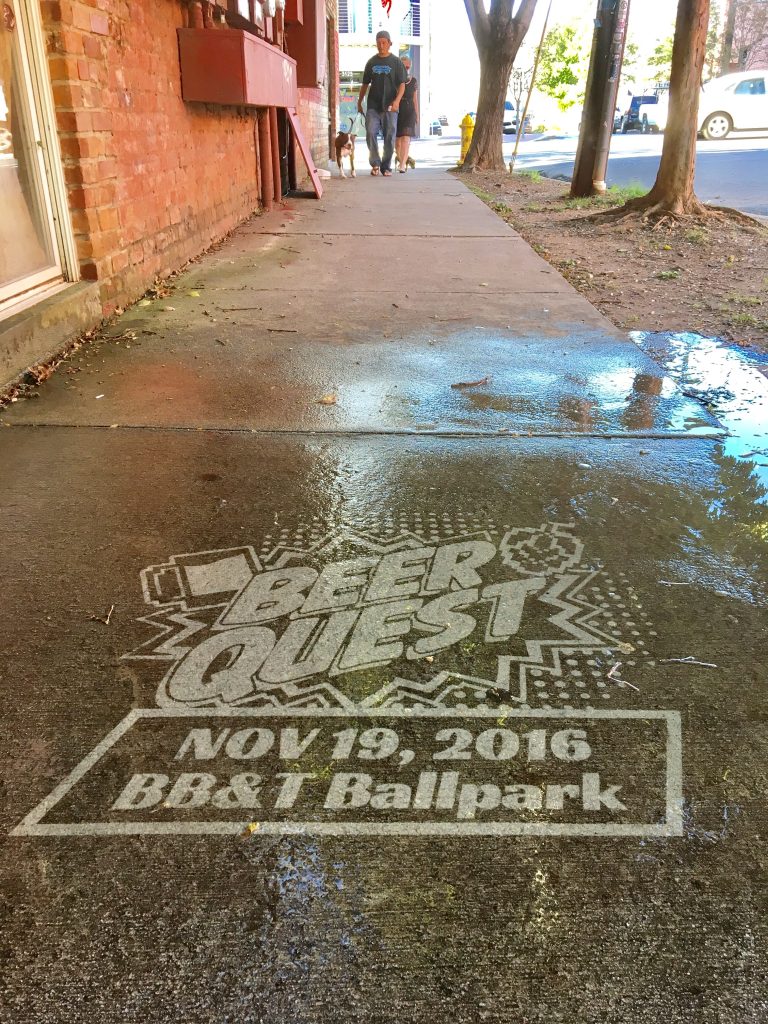 All About Beer Magazine hosts a beer festival and used Clean Graffiti to promote it. #thesavageway