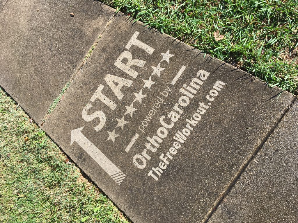 Hit up one of the 13 locations of #TheFreeWorkout powered by OrthoCarolina.