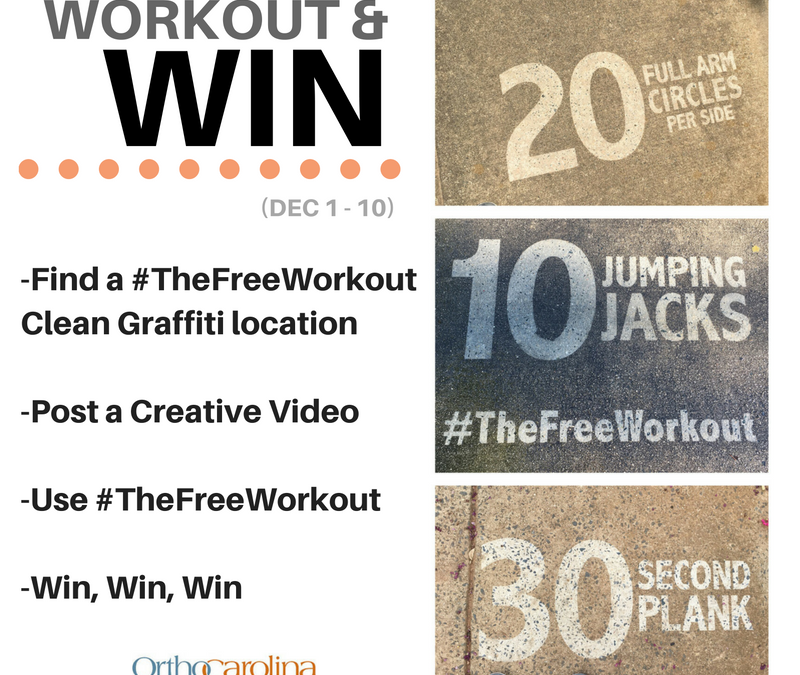 OrthoCarolina Instagram Contest: Workout to Win