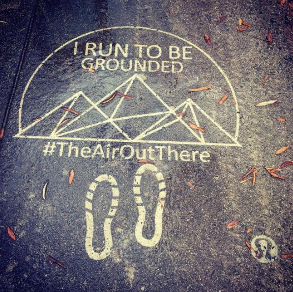 Sidewalk Art for Lululemon