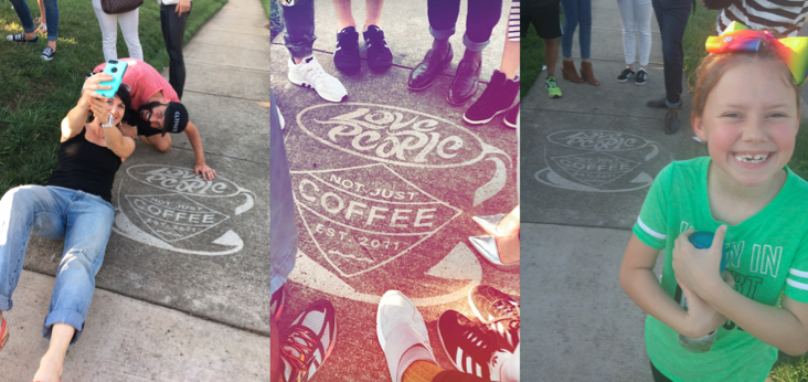 Fun time for #LovePeopleNotJustCoffee