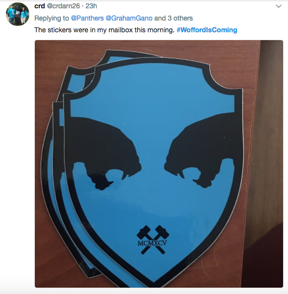 Panthers Training Camp swag