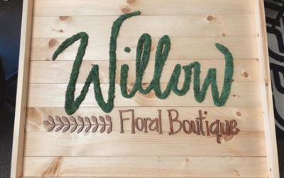 Moss Art for Willow Floral Boutique Made Sweet Surprise