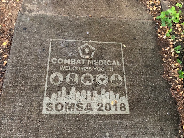 Clean Graffiti for Combat Medical