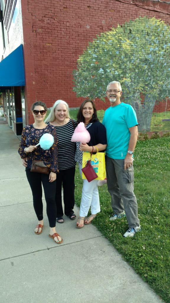 Family of four enjoying some time outdoors in Charlotte, NC