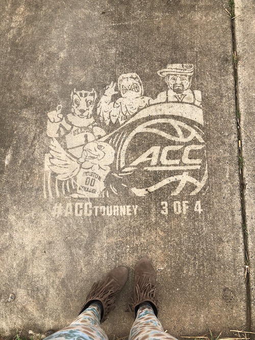 Clean Graffiti for The ACC on the streets of Charlotte, NC