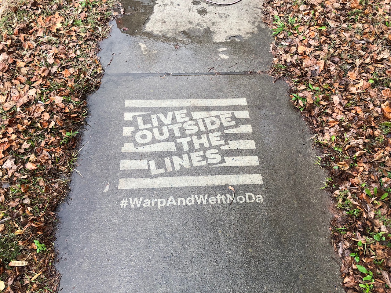 Live Outside the Lines: Warp + Weft Clean Graffiti