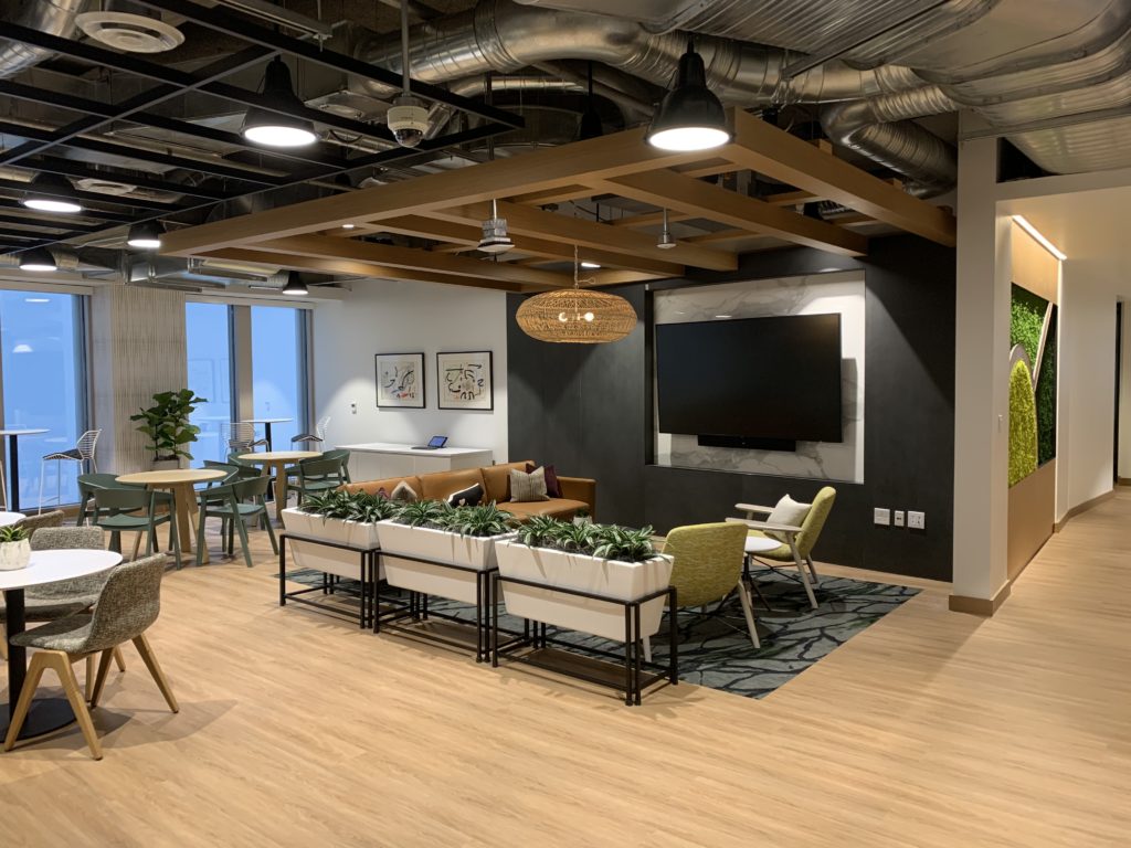 Modern design of an office a space in Charlotte, NC