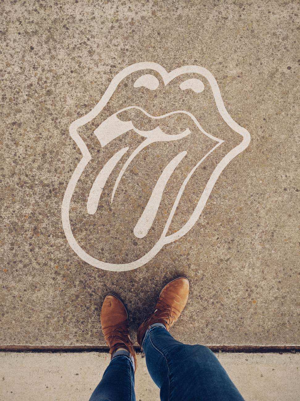 Clean Graffiti for The Rolling Stones