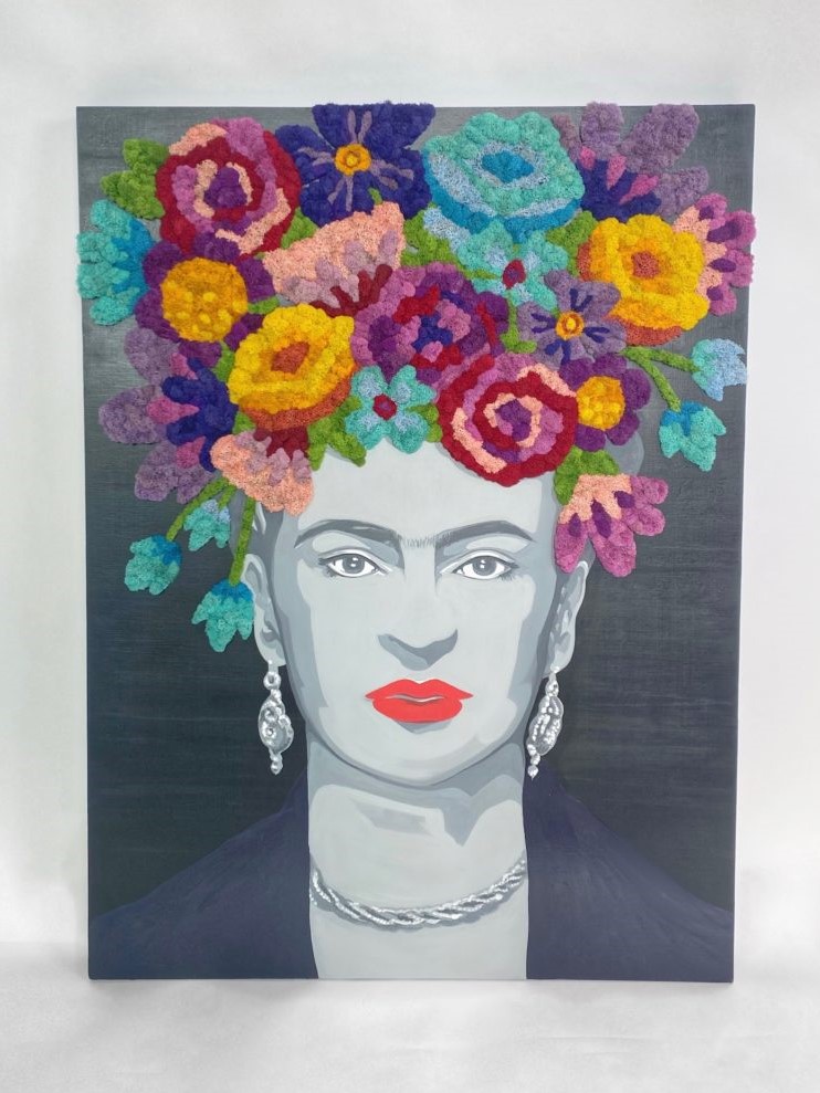Moss Art Frida Kahlo