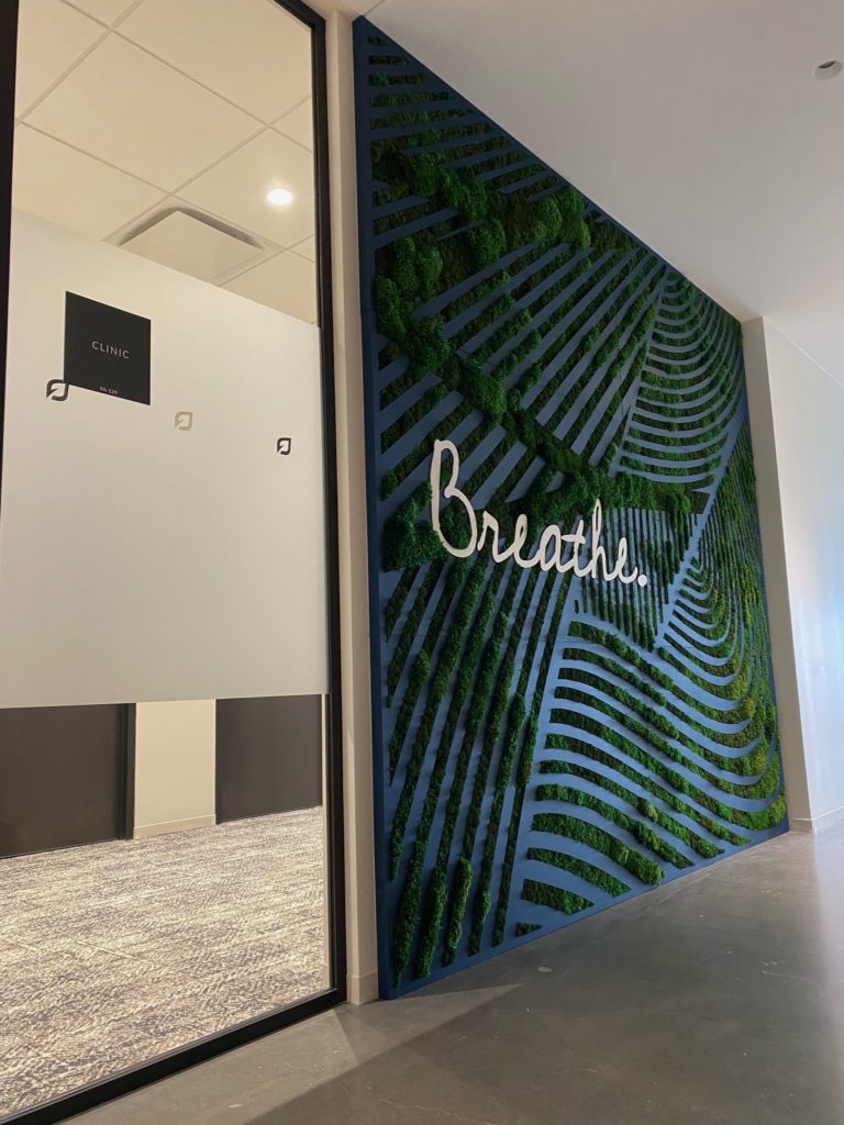 "Breathe" Moss Art wall made by The Savage Way