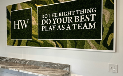 Moss Art: Custom Signage Made of Plants