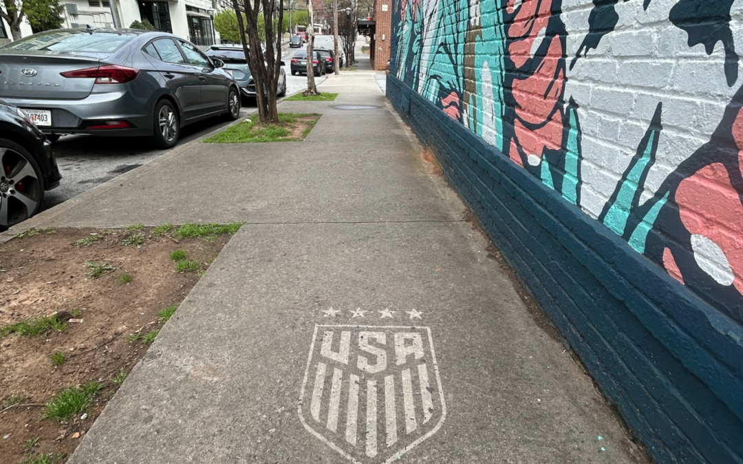 U.S. Soccer / USWNT Use Clean Graffiti for SheBelieves Cup