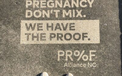 Proof Alliance NC Uses Clean Graffiti for Public Health Message