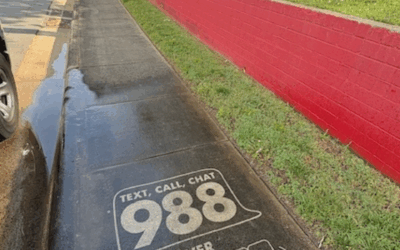 988 Hotline Gets Boost with Clean Graffiti