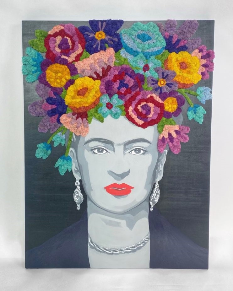 Moss Art Frida Kahlo